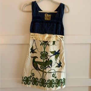 Vintage Free People peacock dress